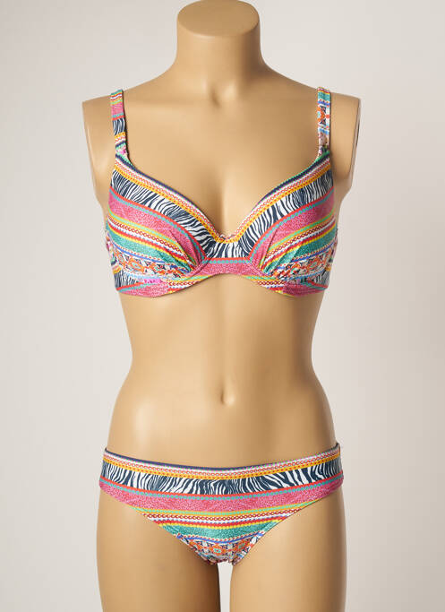 Costum de baie din două piese roz OLYMPIA femeie