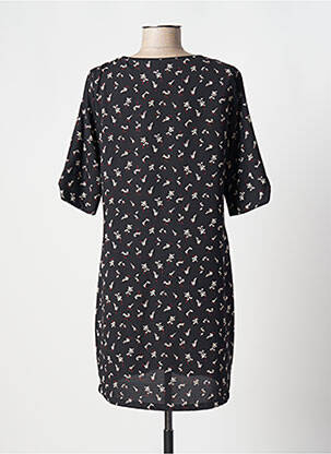Rochie midi țesătură crep mâneci scurte negru MAMOUCHKA femeie