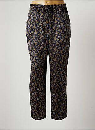 Pantalon drept albastru VIE TA VIE femeie