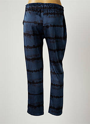 Pantalon drept talie elastică mărime normală albastru HOLLY & JOEY femeie