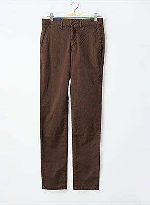 Pantalon chino maro CAMBRIDGE bărbat