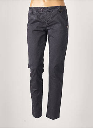 Pantalon chino închidere cu fermoar sub clapetă cu nasturi mărime normală albastru BLAUER femeie