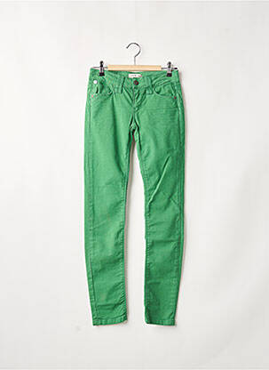 Pantalon 7/8 elasticitate mărime normală verde CHIPIE femeie