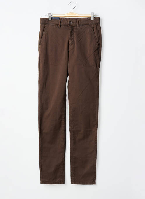 Pantalon chino maro CAMBRIDGE bărbat