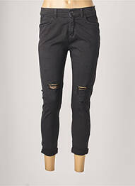 Pantalon slim elasticitate mărime normală negru SISLEY femeie