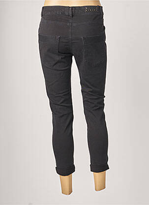 Pantalon slim elasticitate mărime normală negru SISLEY femeie
