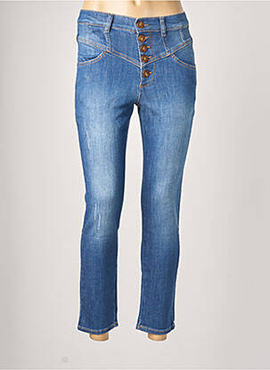 Blugi cu croială slim albastru SISLEY femeie