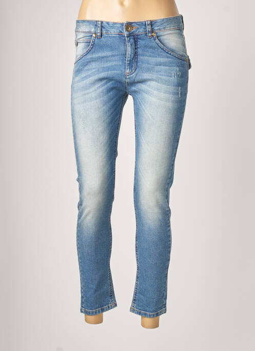 Blugi cu croială slim albastru SISLEY femeie