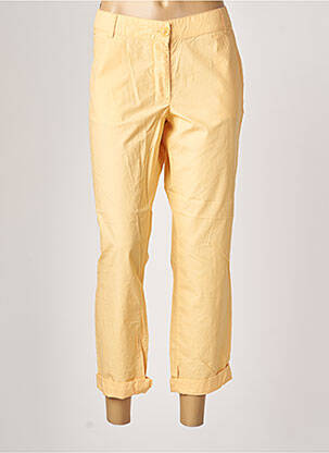 Pantalon chino galben SISLEY femeie
