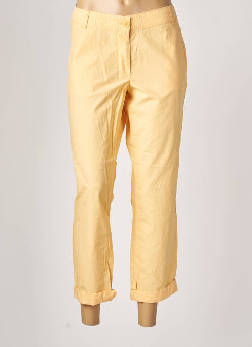 Pantalon chino galben SISLEY femeie