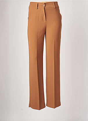 Pantalon chino mărime normală mărime normală maro SISLEY femeie