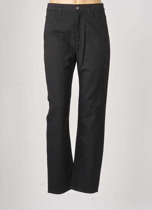 Blugi cu croială slim țesătură brută talie înaltă negru SISLEY femme