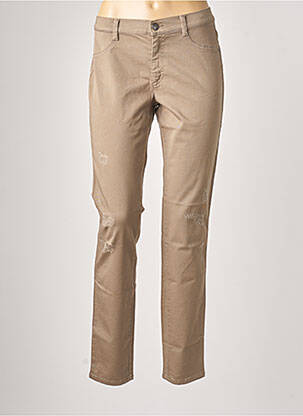 Pantalon slim maro SISLEY femeie