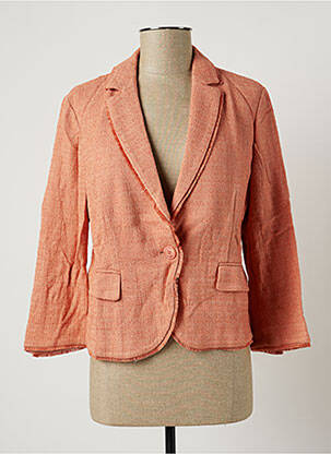 Sacou buzunare portocalie SISLEY femeie