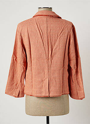 Sacou buzunare portocalie SISLEY femeie
