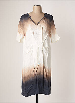 Rochie midi bej SISLEY femeie