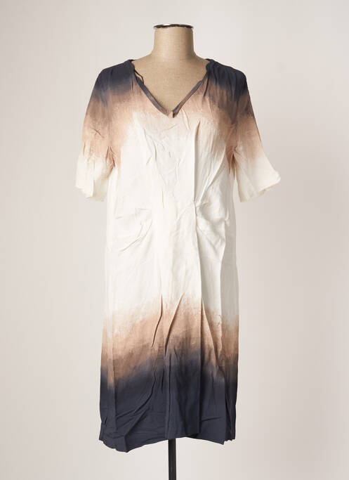 Rochie midi bej SISLEY femeie