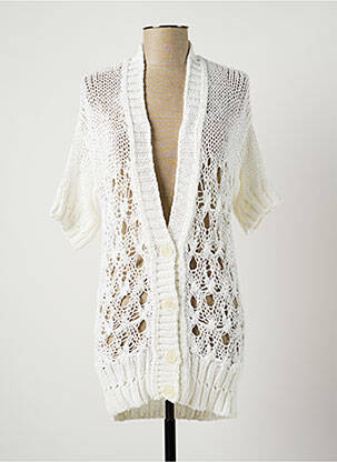 Vestă cu mâneci lungi alb BENETTON femeie