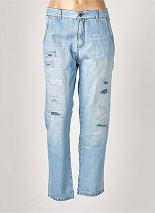 Blugi cu croială dreaptă albastru SISLEY femeie