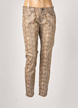 Pantalon slim talie joasă talie joasă maro SISLEY femeie