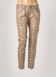 Pantalon slim talie joasă talie joasă maro SISLEY femeie