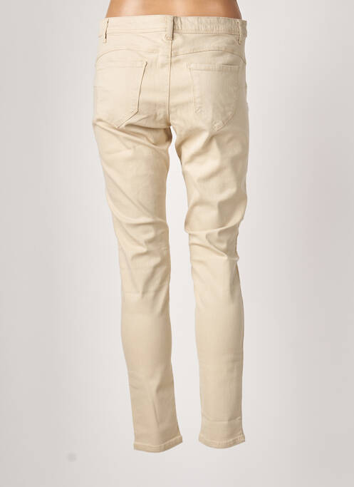 Pantalon slim bej BENETTON femeie