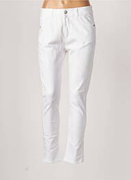 Pantalon slim talie joasă talie joasă alb SISLEY femeie