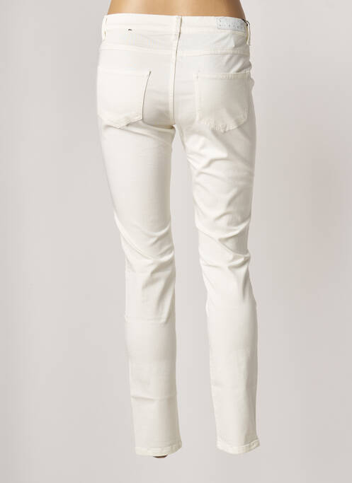 Pantalon slim alb SISLEY femeie