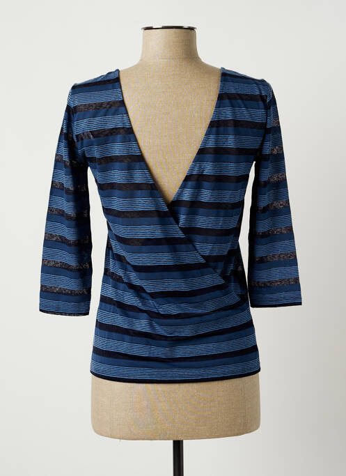 Top albastru SISLEY femeie