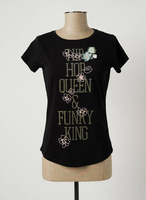 Tricou negru SISLEY femeie