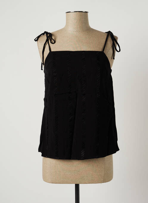 Top negru SISLEY femeie