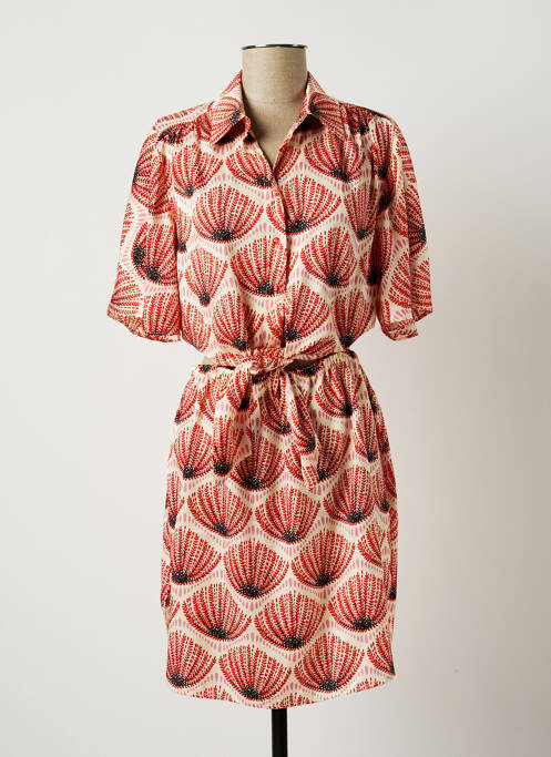 Rochie midi bej SISLEY femeie