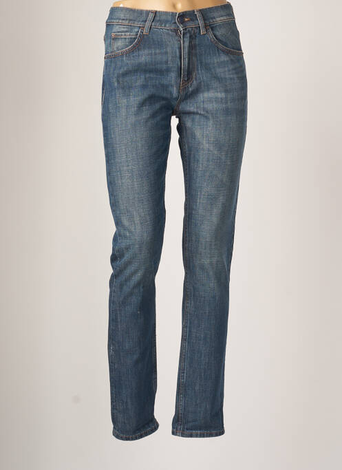 Blugi cu croială slim albastru SISLEY femeie