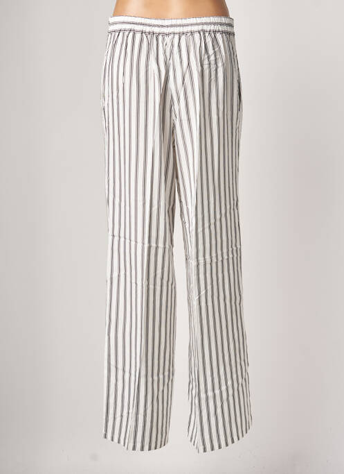 Pantalon larg alb BENETTON femeie