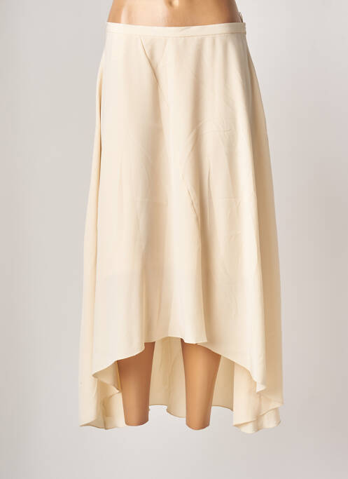 Fustă lungă bej SISLEY femeie