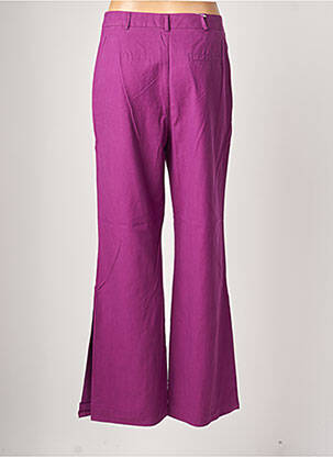 Pantalon evazat elasticitate mărime normală violet BENETTON femeie