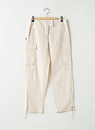 Pantalon 7/8 închidere cu fermoar sub clapetă cu cârlig talie joasă gri SISLEY femme