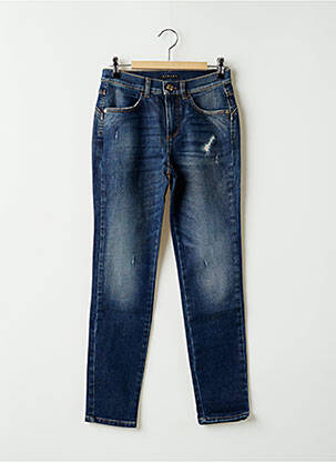 Blugi cu croială slim albastru SISLEY femeie