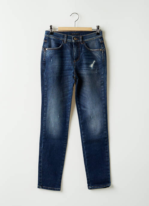 Blugi cu croială slim albastru SISLEY femeie