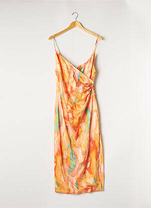 Rochie lungă portocaliu RECC femeie