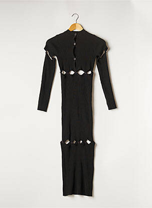 Rochie lungă mâneci lungi mâneci lungi negru BOOHOO femeie