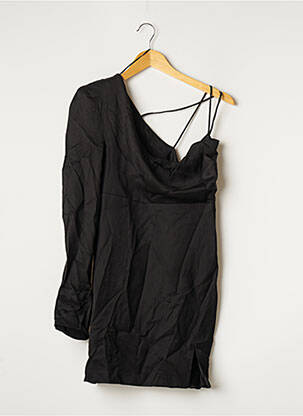 Rochie scurtă mâneci lungi mâneci lungi negru MANGO femeie