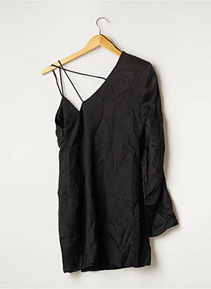 Rochie scurtă mâneci lungi mâneci lungi negru MANGO femeie