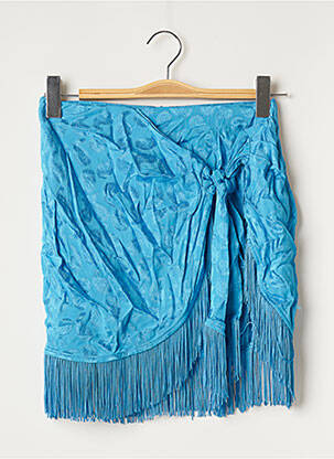 Fustă scurtă albastru MANGO femeie