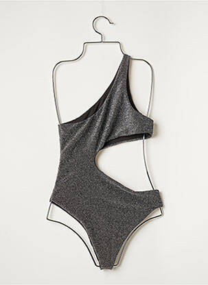 Costum de baie dintr-o singură piesă elasticitate gri MON PETIT BIKINI femeie