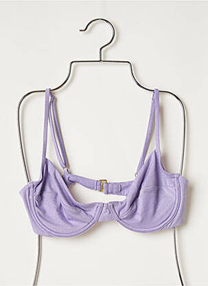 Sutien de costum de baie elasticitate violet SANS MARQUE femeie