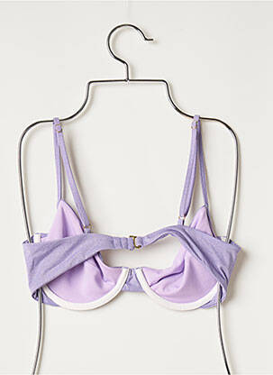 Sutien de costum de baie elasticitate violet SANS MARQUE femeie
