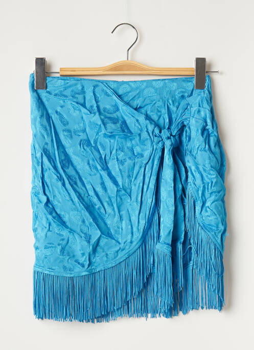 Fustă scurtă albastru MANGO femeie