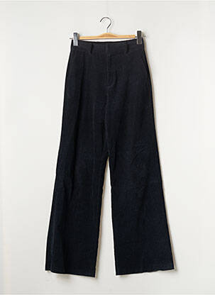 Pantalon larg albastru PULL & BEAR femeie