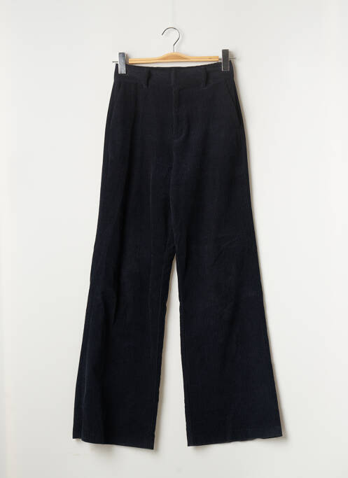 Pantalon larg albastru PULL & BEAR femeie